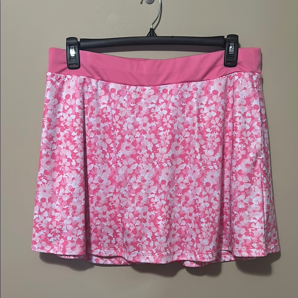 Grand Slam Pink Floral Skater Skirt